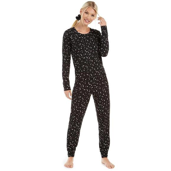 Jenni Other - Jenni Womens Printed Pajamas & Hair Scrunchie Pajama Set 3 Piece Set Size 2XL
